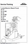 Linde 115 Series Service Manual for Linde Electric Reach Truck