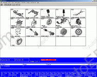 Subaru Usa SnapOn 2013 spare parts for all Subaru models of the USA market.