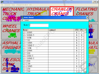 Sumitomo Crawler Cranes electronic spare parts catalog for Sumitomo crawler cranes