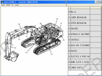 Sumitomo Hydraulic Excavators electronic spare parts catalog for Sumitomo Hydraulic Excavators