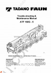 Tadano Faun All Terrain Crane ATF-160G-5 - Troubleshooting and Maintenance Manual workshop manuals for Tadano-Faun ATF 160G-5