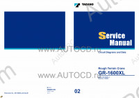 Tadano Rough Terrain Crane GR-1600XL-2 - Service Manual workshop service manuals for Tadano Rough Terrain Crane GR-1600XL-2