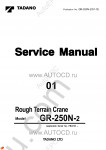 Tadano Rough Terrain Crane GR-250N-2 - Service Manual workshop service manuals for Tadano Rough Terrain Crane GR-250N-2