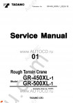 Tadano Rough Terrain Crane GR-450XL-1, GR-500XL-1 - Service Manual workshop service manuals for Tadano Rough Terrain Crane GR-450XL-1, GR-500XL-1
