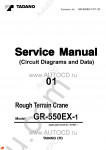 Tadano Rough Terrain Crane GR-550EX-1 - Service Manual workshop service manuals for Tadano Rough Terrain Crane GR-550EX-1