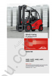 Linde 394 Series IC-engined truck Service Manual for Linde 394 Series