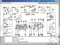 Mazda Canada original spare parts catalog for Mazda automobile and MAZDA minibuses with the left rudder.