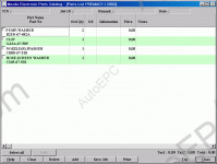 Mazda Europe LHD 2018 original spare parts catalog for Mazda automobile and MAZDA minibuses left-handed