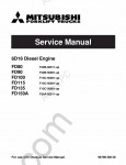 Mitsubishi Engine 6D16-TL Diesel Engine Service manual for MMC diesel engine 6D16-TL Diesel Engine