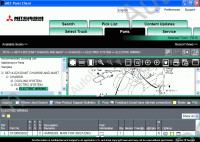 Mitsubishi ForkLift Trucks MCFE 2023 electronic spare part catalogue identification for Mitsubishi Fork Lift.