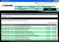 Mitsubishi ForkLift Trucks MCFE 2023 electronic spare part catalogue identification for Mitsubishi Fork Lift.