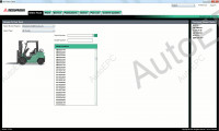 Mitsubishi ForkLift Trucks MCFA 2016 electronic spare part identification catalog for Mitsubishi MCFA Fork Lift.