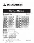 Mitsubishi Forklifts FG10N-FG35A, FGE10N-FGE35AN, FD10N-FD35AN MC-FC Service Manual for Mitsubishi Forklifts FG10N-FG35A, FGE10N-FGE35AN, FD10N-FD35AN MC-FC