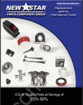 New Star Parts Component Group spare parts catalog for buses and trucks - air & hydraulic, chassis, drive line, drive train, power steering, PTO & hydraulic components, replacements parts for Freightliner Trucks, replacements parts for International Trucks, military trucks and trailer 