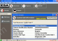Paccar Electronic Service Analyst 4.4.9 diagnosis program Paccar ESA v4.4.9 for Kenworth and Peterbilt