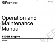 Perkins Engine 1104E / 1106E Perkins 1104E / 1106E Industrial Engine manuals