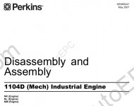 Perkins Engine 1104D Workshop Manual, Schematic and Operation and Maintenance Manual Perkins 1104D Industrial Engine