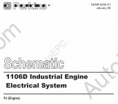Perkins Engine 1106D Workshop Manual, Disassemly and Assembly, Schematics, Testing and Ajustment, Troubleshoting, Operation and Maintenance Manual Perkins 1106D Industrial Engine