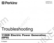 Perkins Engine 1106D Workshop Manual, Disassemly and Assembly, Schematics, Testing and Ajustment, Troubleshoting, Operation and Maintenance Manual Perkins 1106D Industrial Engine