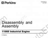 Perkins Engine 1106D Workshop Manual, Disassemly and Assembly, Schematics, Testing and Ajustment, Troubleshoting, Operation and Maintenance Manual Perkins 1106D Industrial Engine