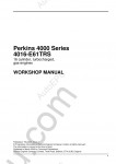 Perkins Engine 4012 / 4016 Perkins Service Manual 4012 / 4016