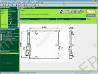 Valeo Details of clutch, window wipers, radiators, the climate - control, locks and a blockage, a headlight, flashlights, optics, generators, starter motors, thermostatically controlled chambers, gauges, electronics, brake blocks and disks, ignition and injecti