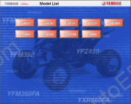 Yamaha Repair Manuals 2005 ATV ATV 2005 repair manuals - YFM50, YFM80W, YFM125, YFS200, YFM250B, YFM350, YFM350A, YFM350FA, YFZ350, YFM400FA, YFM400FW, YFM450FA, YFZ450, YFM660F, YFM660R, YXR660FA