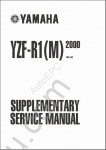 Yamaha YZF-R1 (M) 2000-2001 repair manual for YZF-R1 (M)