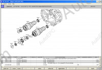 ZF Elcat 3.8, The catalogue of spare parts on boxes of transfers and bridges of firm ZF (a box, bridges, distributing boxes).