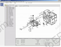 ZF SDM (DE) 2007 The catalogue of spare parts on boxes of transfers and bridges of firm ZF (a automatic box, bridges, distributing boxes).