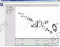 ZF SDM (ENG) 2009 The catalogue of spare parts on boxes of transfers and bridges of firm ZF (a automatic box, bridges, distributing boxes).