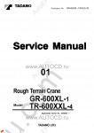 Tadano Rough Terrain Crane GR-600XL-1 - Service Manual workshop service manuals for Tadano Rough Terrain Crane GR-600XL-1