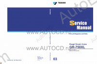 Tadano Rough Terrain Crane GR-750XL-2 - Service Manual workshop service manuals for Tadano Rough Terrain Crane GR-750XL-2