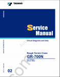 Tadano Rough Terrain Crane GR-700N-1 Circuit Diagrams and Data for Tadano Rough Terrain Crane GR-700N-1
