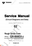 Tadano Rough Terrain Crane GR-800EX-2 - Service Manual workshop service manuals for Tadano Rough Terrain Crane GR-800EX-2