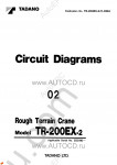 Tadano Rough Terrain Crane TR-200EX-2 Service Manual and Circuit Diagrams for Tadano Rough Terrain Crane TR-200EX-2