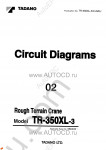 Tadano Rough Terrain Crane TR-350XL-3 Service Manual and Circuit Diagrams for Tadano Rough Terrain Crane TR-350XL-3