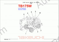 Takeuchi Spare Parts Catalog spare parts catalog for Takeuchi Excavators (Compact Excavator, Mini Excavator, Hydraulic Excavator), PDF