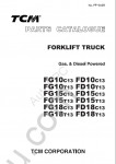 TCM ForkLift EPC - PCD-FG10CE spare parts catalog for TCM forklifts, diesel and gasoline powered engines, PDF