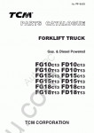 TCM ForkLift EPC - PCD-FG10CE spare parts catalog for TCM forklifts, diesel and gasoline powered engines, PDF