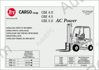 Toyota BT Cargo Range CBE/CBD Spare parts catalog for BT Cargo Range, PDF.