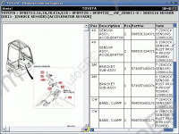 Toyota BT ForkLifts PartsArena, full original spare parts catalog in WIS shell for all Toyota BT Forklifts and etc.