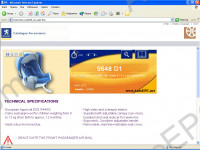 Peugeot electronic spare parts catalogue